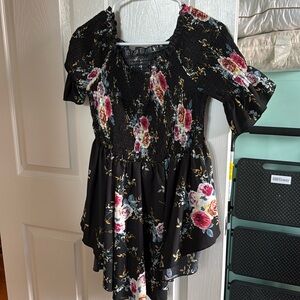 Off the shoulder floral top